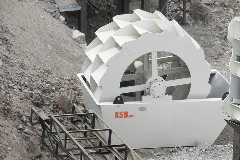 XSD輪斗式洗砂機現場(chǎng)圖片