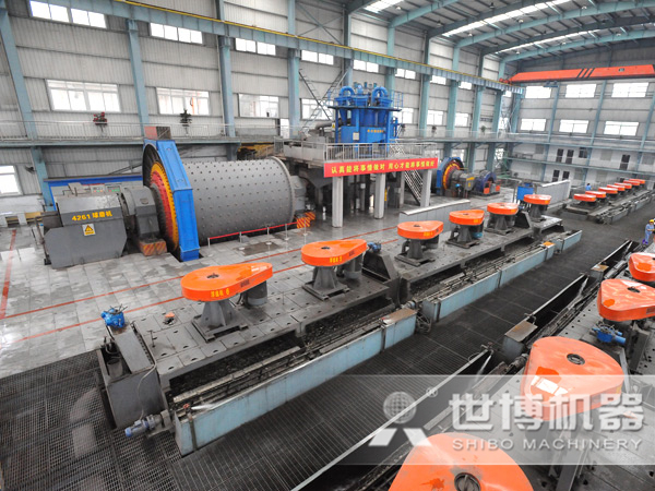 甘肅浮選現場(chǎng)