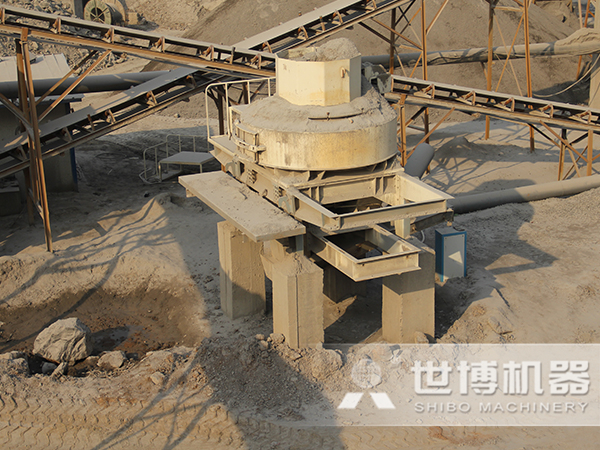 廣東河卵石制砂現場(chǎng)