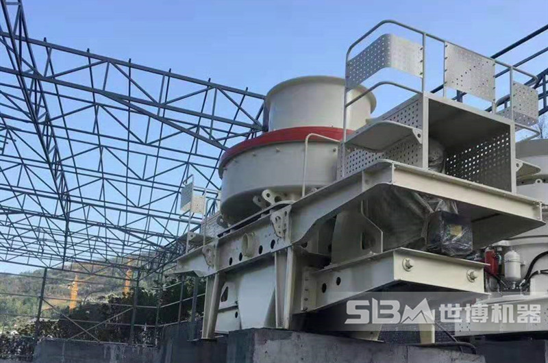 山石制砂現場(chǎng)