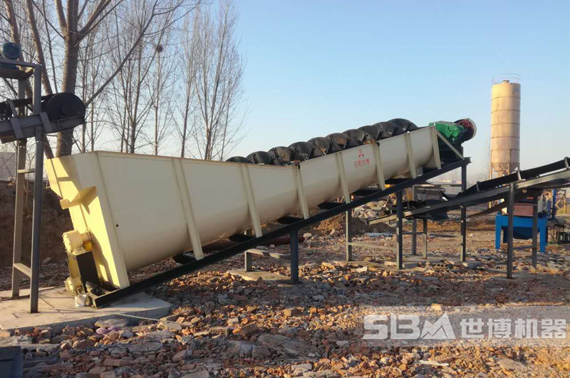 螺旋洗砂機，大型洗沙機
