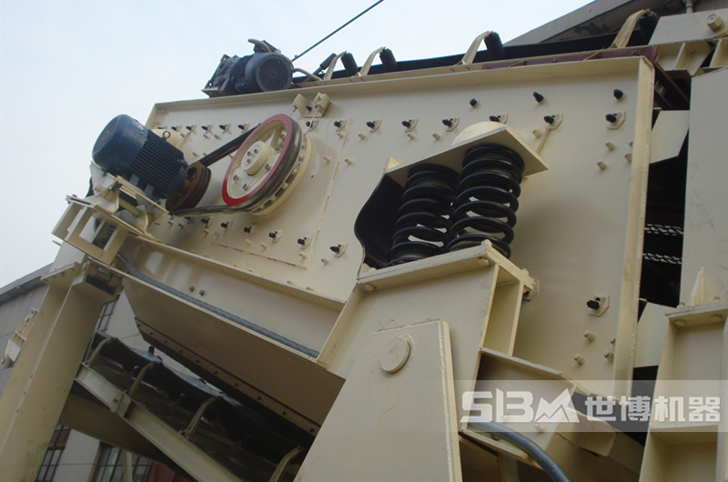 石頭移動(dòng)篩分機細節圖