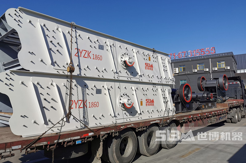 砂石篩分機發(fā)貨