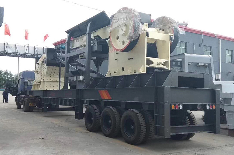 移動(dòng)破碎石料設備