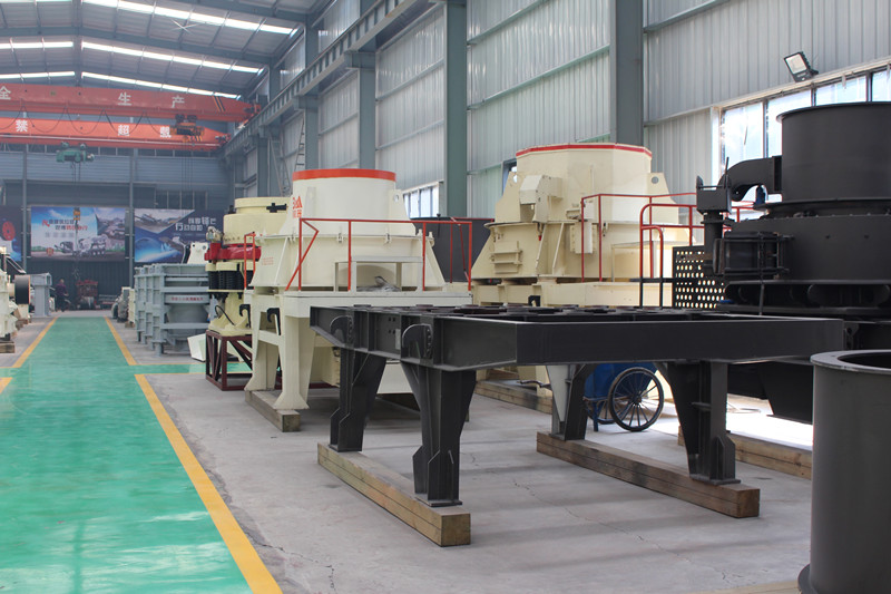 世博制砂機設備車(chē)間