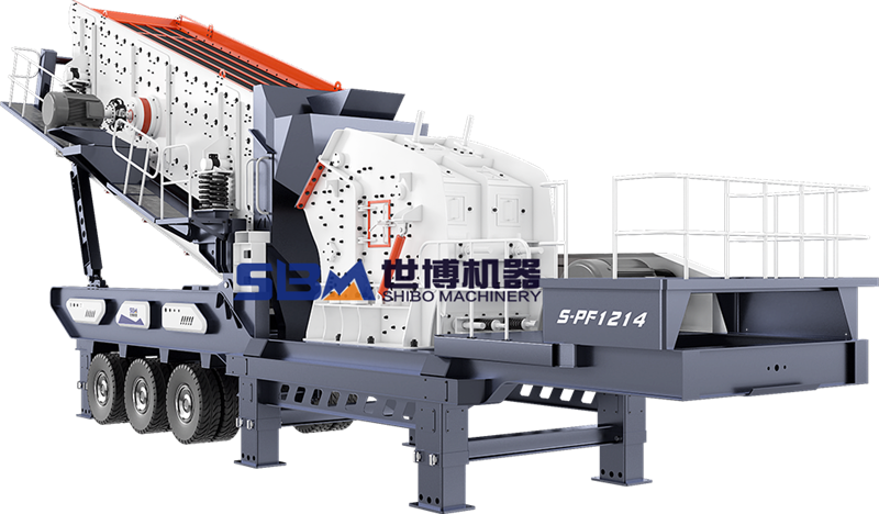 移動(dòng)式反擊破石頭破碎機