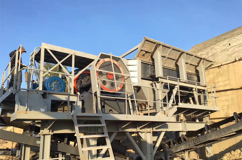 固定建筑廢料生產(chǎn)線(xiàn)現場(chǎng)