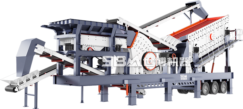 移動(dòng)重錘式破碎機，適合脆性物料的移動(dòng)破碎篩分設備