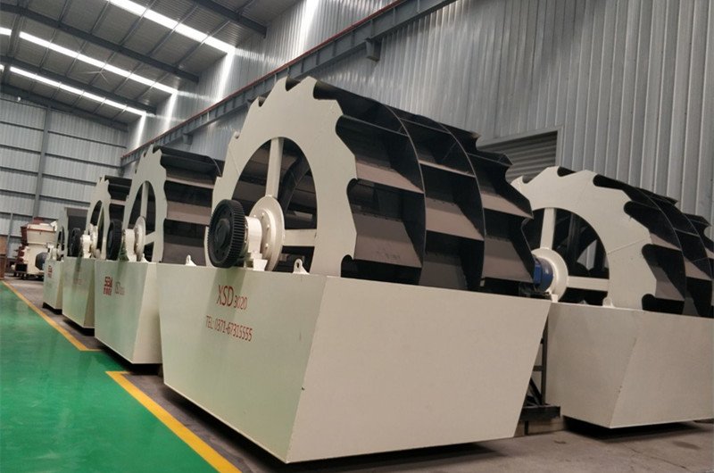 機制砂洗砂機車(chē)間