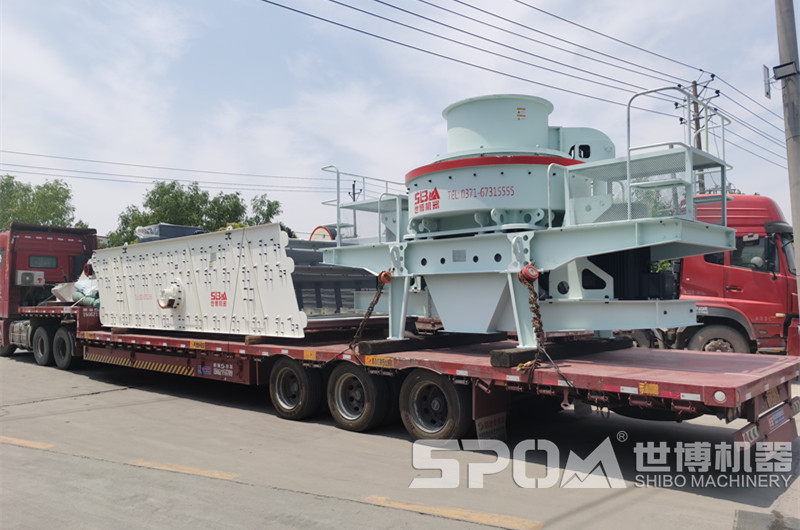 沖擊式破碎機、振動(dòng)篩發(fā)貨圖