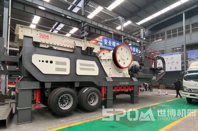 粗碎顎破移動(dòng)碎石機