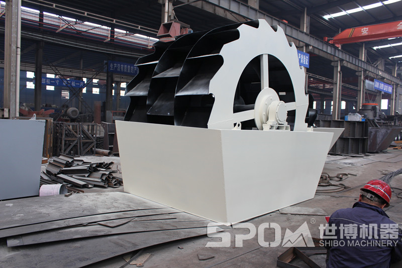 世博廠(chǎng)家三排輪水洗機制砂設備