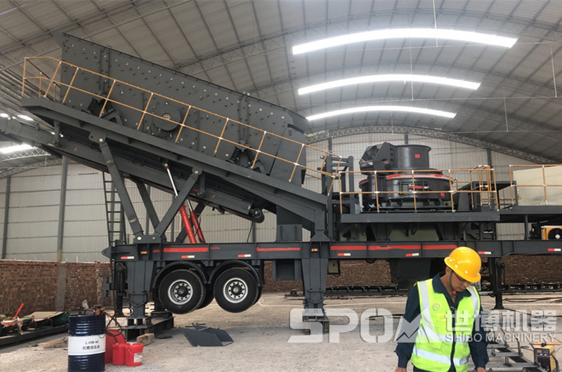 石頭制沙機器——移動(dòng)式制砂機