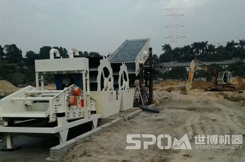 河卵石振動(dòng)洗石洗砂回收一體機