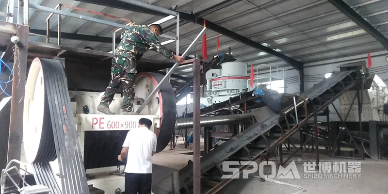 機制砂生產(chǎn)現場(chǎng)圖