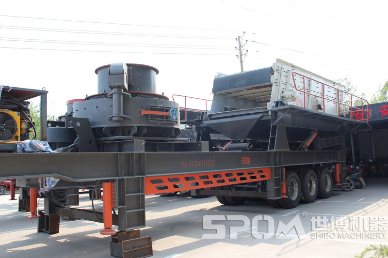 5X立軸沖擊式制砂機移動(dòng)車(chē)