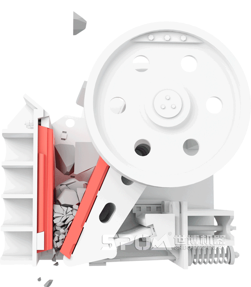 顎式細破碎機工作原理圖