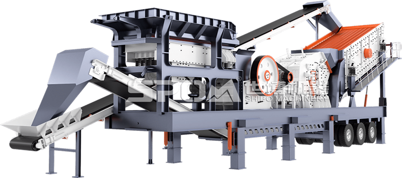 四組合移動(dòng)式石子破碎機
