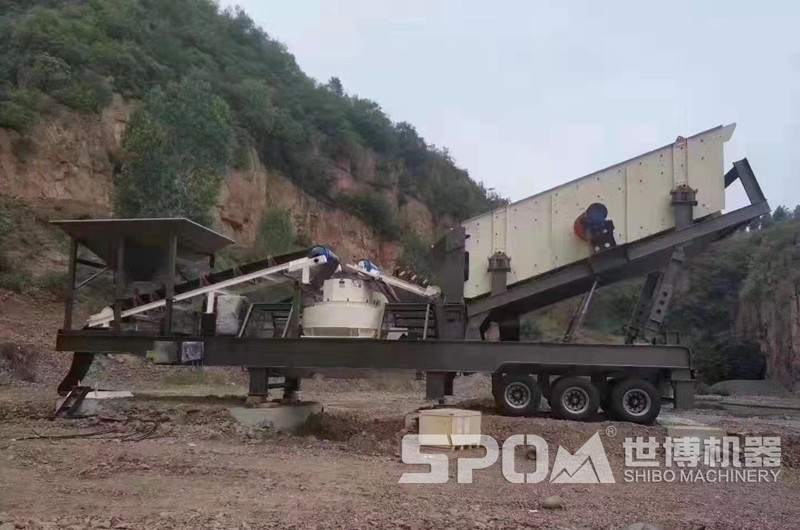 移動(dòng)式河卵石打砂機