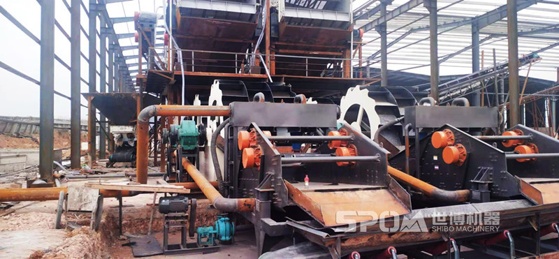 平頂山郟縣水洗沙現場(chǎng)