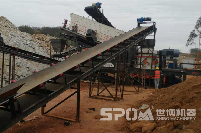 移動(dòng)破碎線(xiàn)現場(chǎng)圖