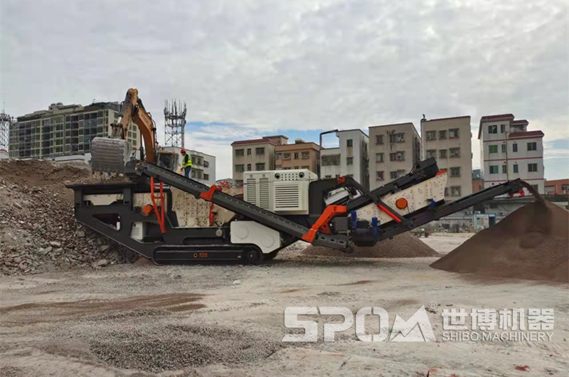 建筑垃圾制作機制砂現場(chǎng)圖