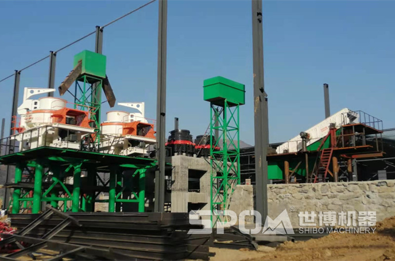 鵝卵石破碎制砂設備