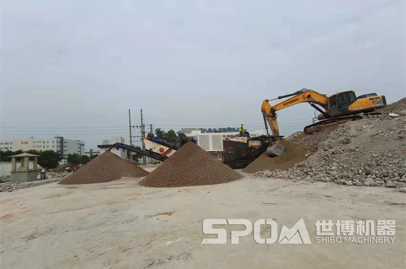 建筑垃圾制砂設備，移動(dòng)建筑垃圾破碎制砂機