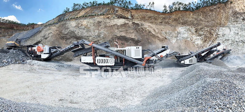 廣東客戶(hù)碎石現場(chǎng)