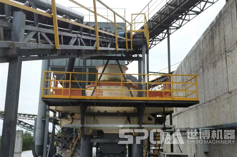 客戶(hù)現場(chǎng)實(shí)拍，沖擊式制砂機