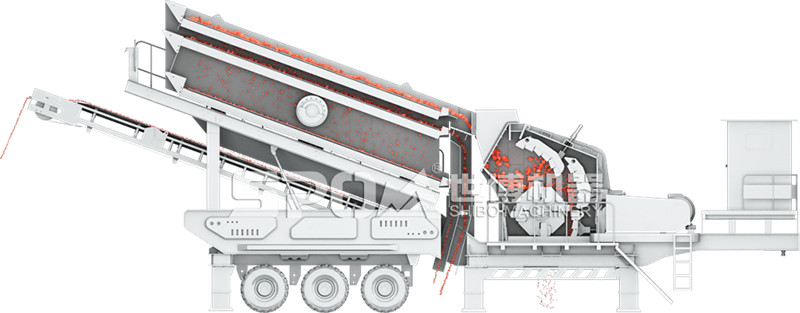 移動(dòng)反擊式破碎機工作原理圖