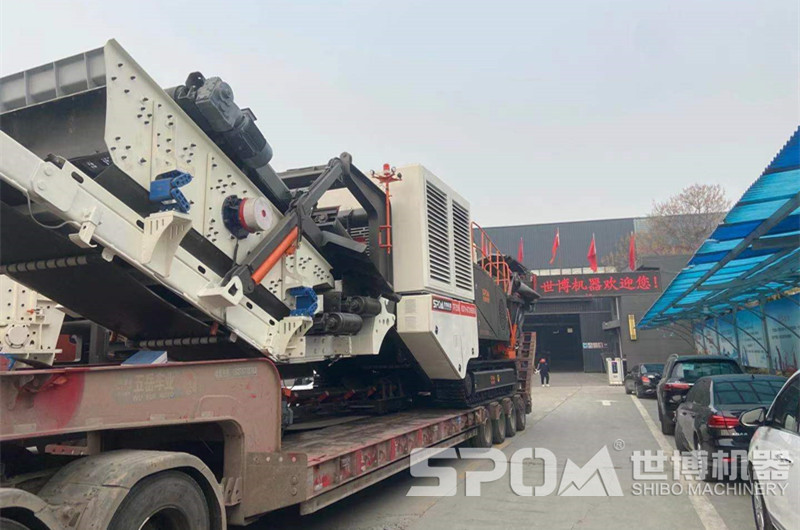 世博履帶移動(dòng)破碎機廠(chǎng)家 大型履帶站發(fā)貨圖