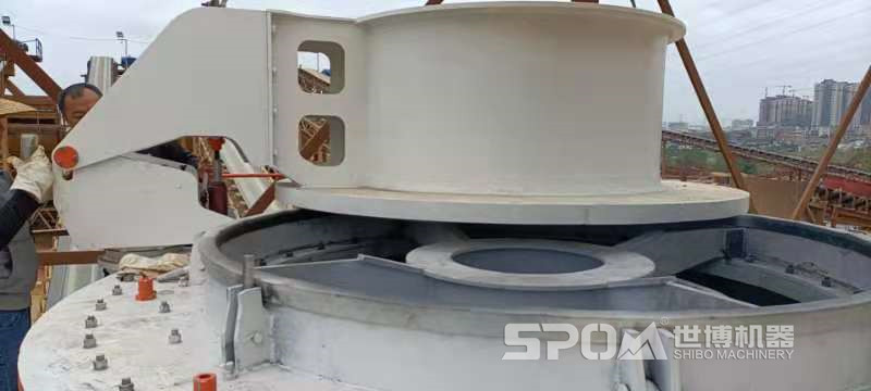 制沙機進(jìn)料口細節圖