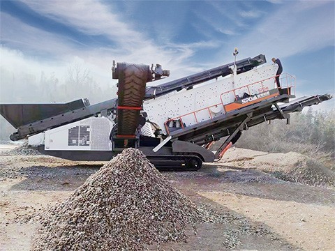 履帶式篩分移動(dòng)細碎站